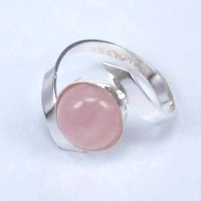 Ring Planet Stone 10mm. Rose Quartz Ring Planet Stone 10mm. Rose Quartz