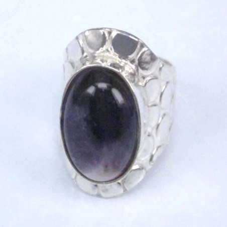 Ring Pum Pum Stone 12x16mm.Ametisth
