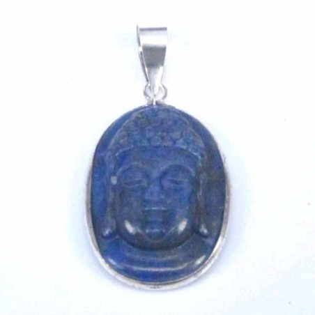 Pendant Buddha Face med. Lapis