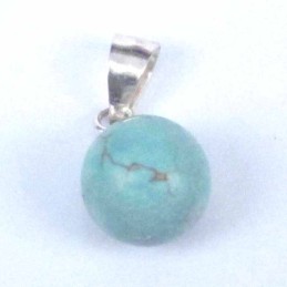 Pend. ball 8mm. Stone Turquoise