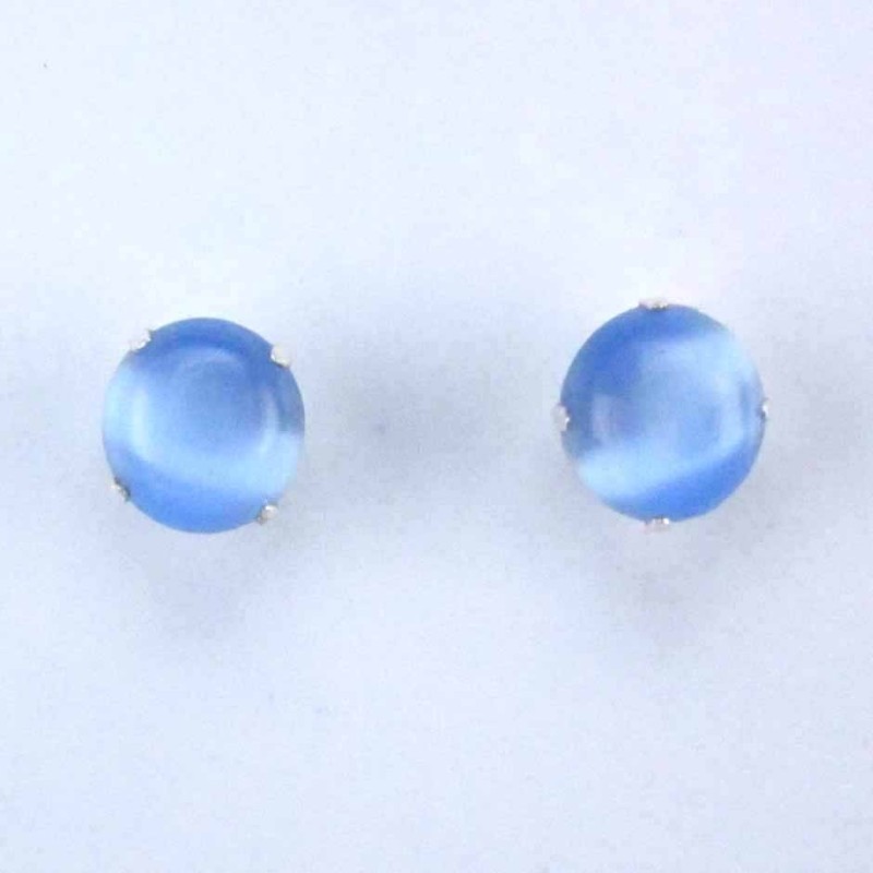 Ea cabochon Stone 8mm. Cat Eye Stone