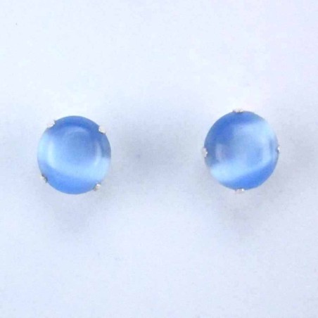 Ea cabochon Stone 8mm. Cat Eye Stone