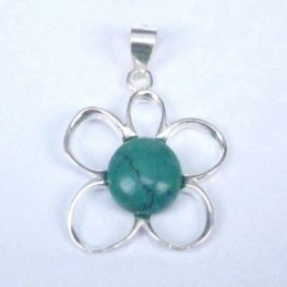 Pendant Flower with Stone...