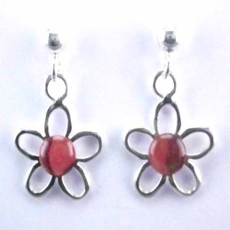 Ea Flower Handing Stone 6mm. Rose Abalon