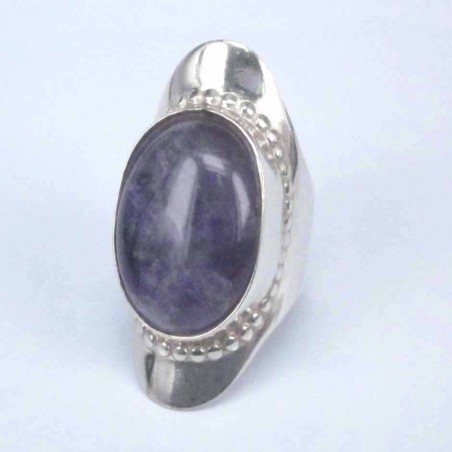 Ring Lanz Stone 15x20mm. Ametisth
