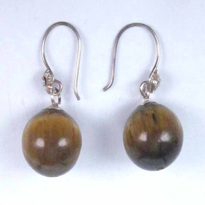 Ea small sun crystal with ball 10mm. Tiger Eye Sto