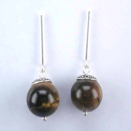 Ea ball 12mm. with tube Tiger Eye Stone