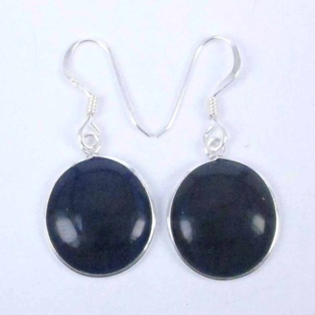 Earring Round Cat Eye Stone