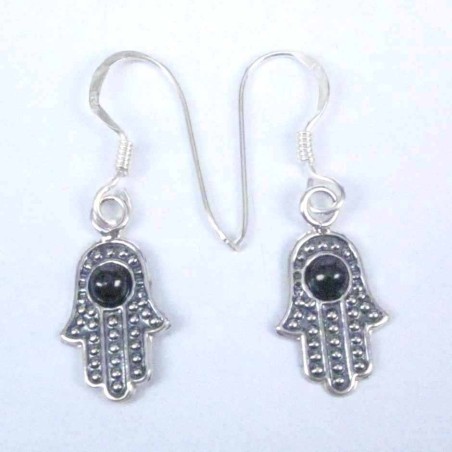 Earrings Hand With Stone Hook