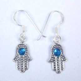 Earrings Hand With Stone Hook