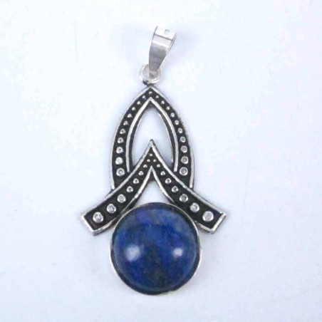 Pendant Round Lapis Stone