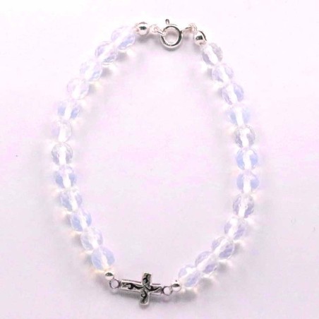 Bracelet Ball 6mm. Moon Stone