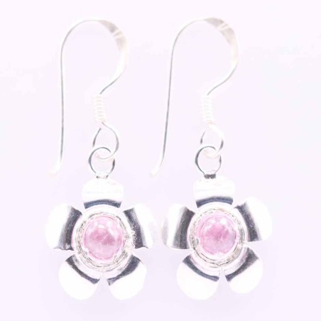 Earring Flower Chakras Stone