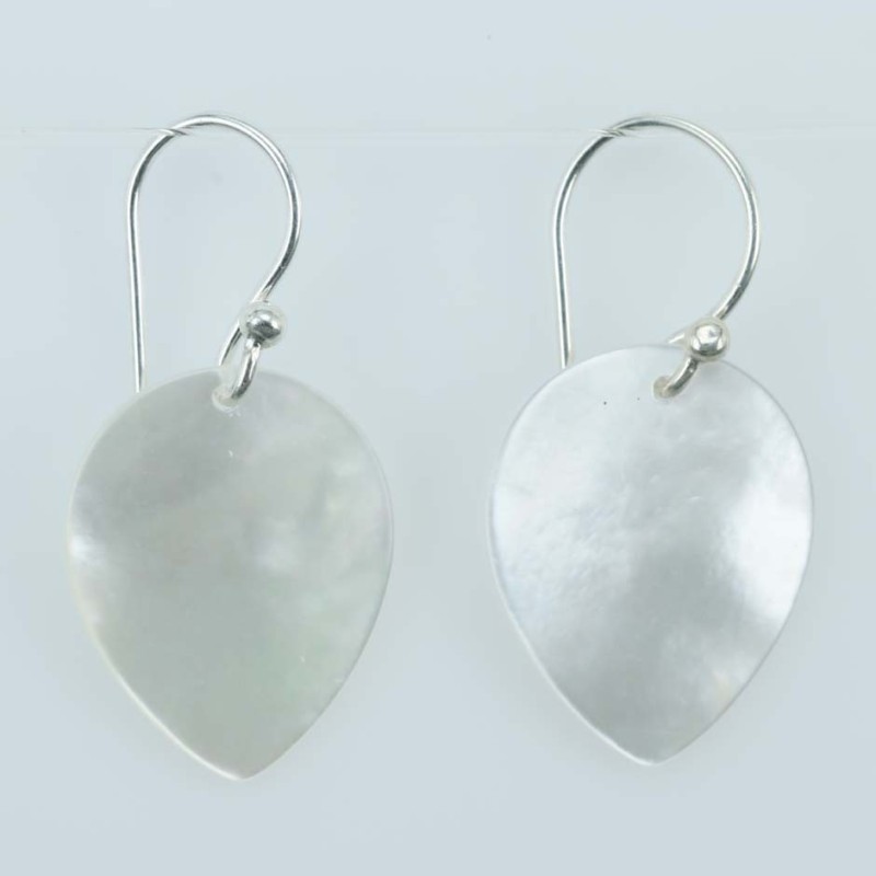 Earring Drop 15x28mm.MOP Shell