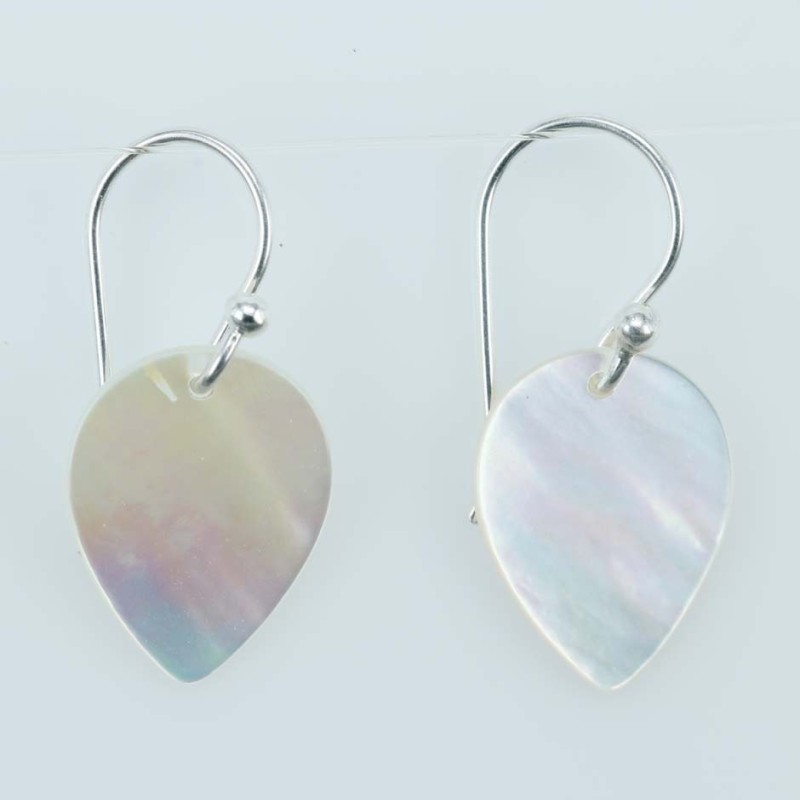 Earring Drop 12x26mm.MOP Shell