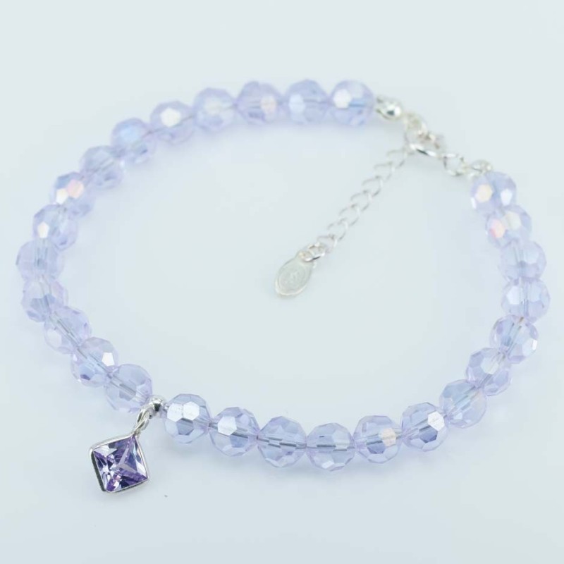 Bracelet 6-8mm.Crystal Color +c.z. 6mm Bracelet 6-8mm.Crystal Color +c.z. 6mm