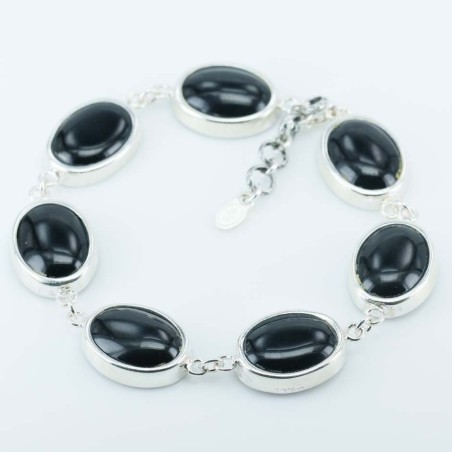 Bracelet Oval 13X18mm. Onix Stone