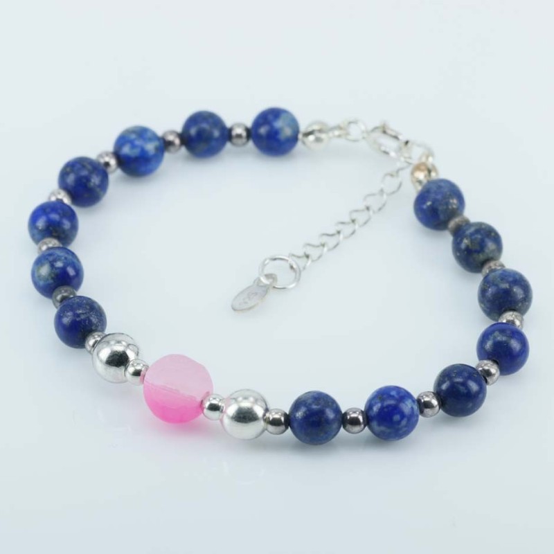 Bracelet Ball 6mm. Agate Stone