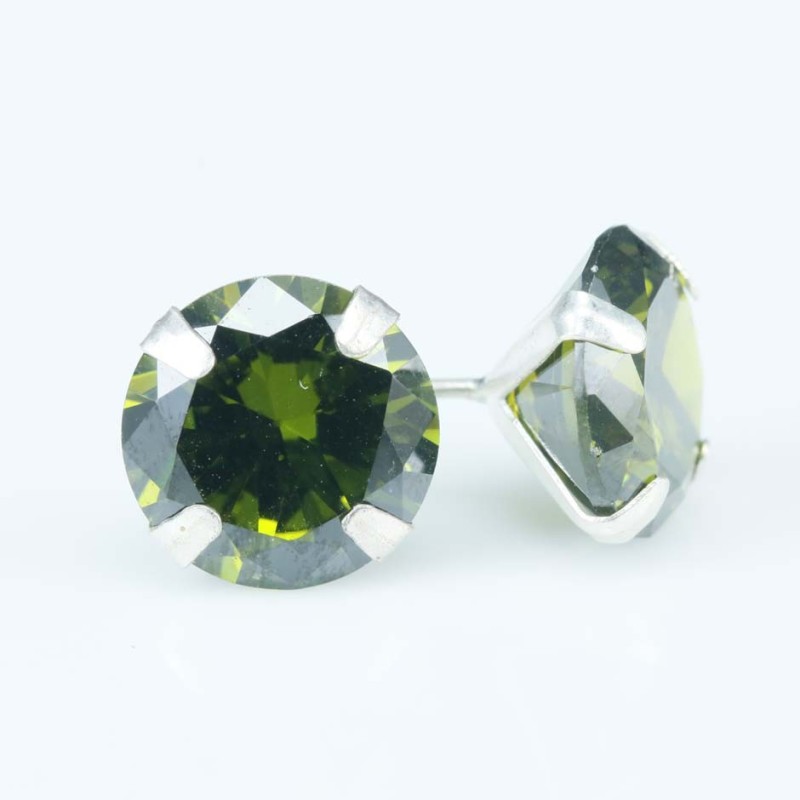 ea c.z. rd 10mm. Peridote Color