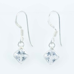 Ea c.z. sq 5mm. Hook White Color