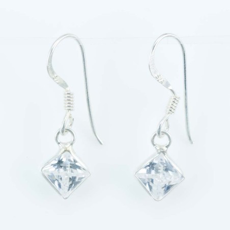 Ea c.z. sq 5mm. Hook White Color