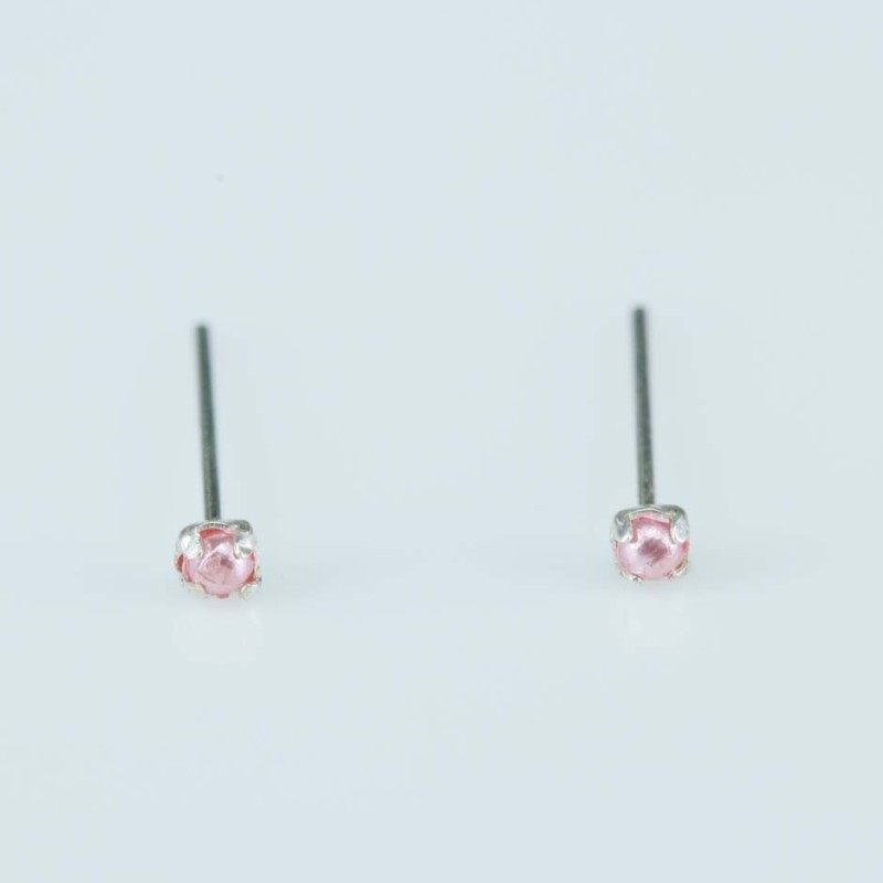 Nose Ball 1.5mm. Micro Pearl Rose Color