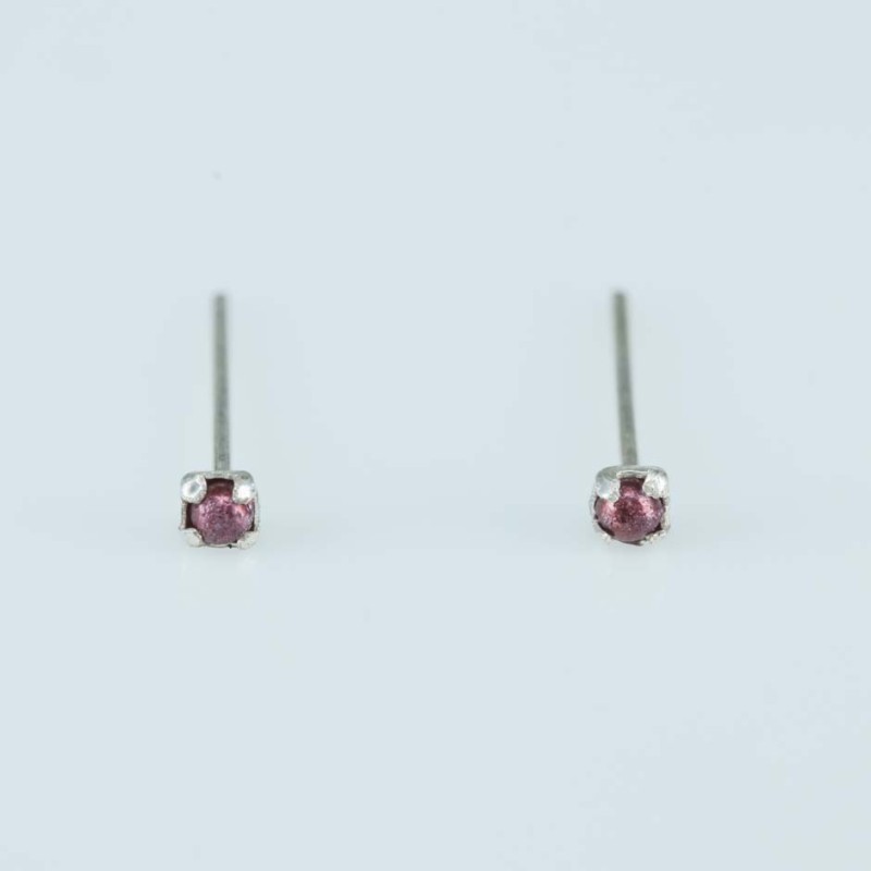 Nose Ball 1.5mm. Micro Pearl Cherry Color