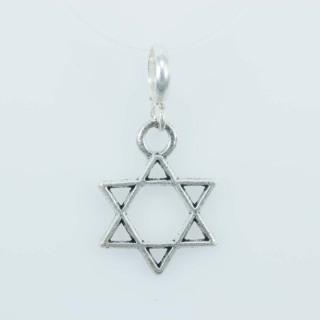 Pendant Star 11x22mm. Plain