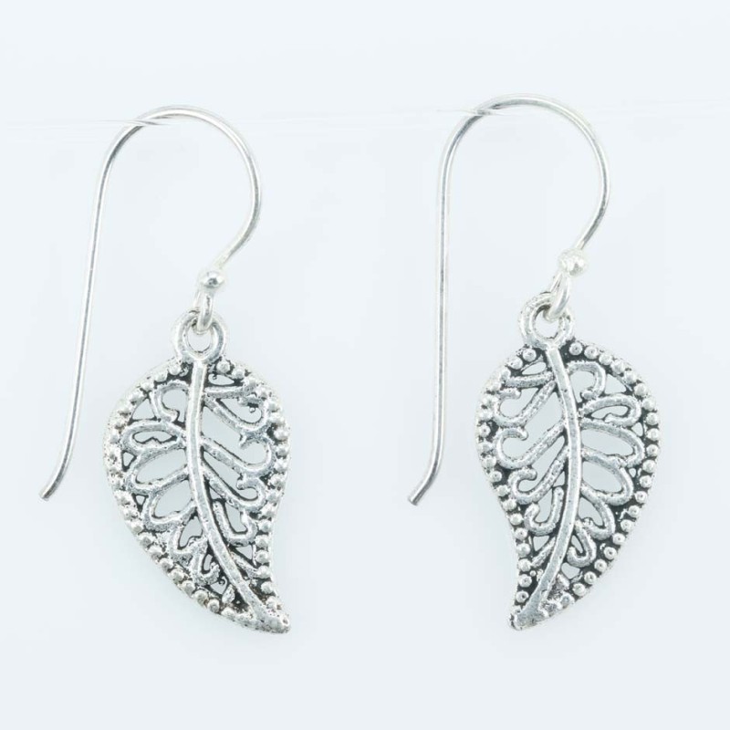 Earring leaf 10x26mm. Plain Earring leaf 10x26mm. Plain