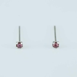 Nose Ball 1.5mm. Micro Pearl Cherry Color