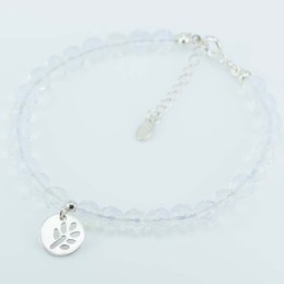 Bracelet Round Moon stone Color