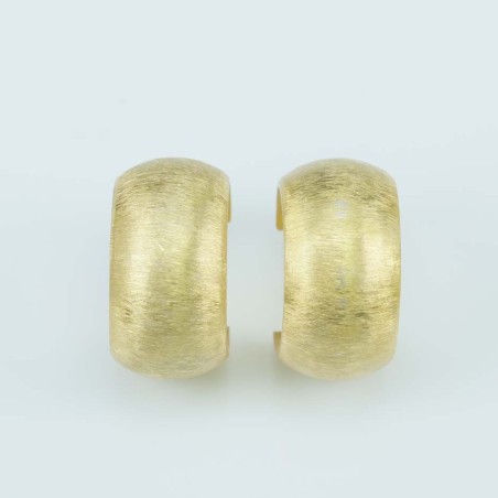 Earring 10x20mm. Plain Gold Color