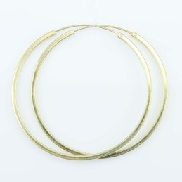 Ea hoop 1.5x40mm. Plain Gold Color