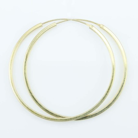 Ea hoop 1.5x40mm. Plain Gold Color