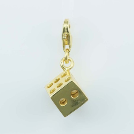 Pendant 12mm. Gold Plain