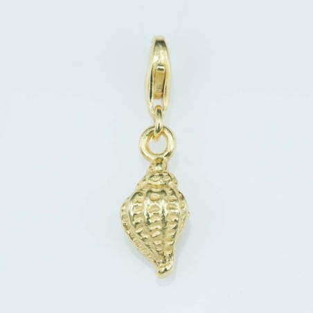 Pendant 7mm. Gold Plain