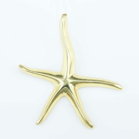 Pendant 36mm. Gold Plain