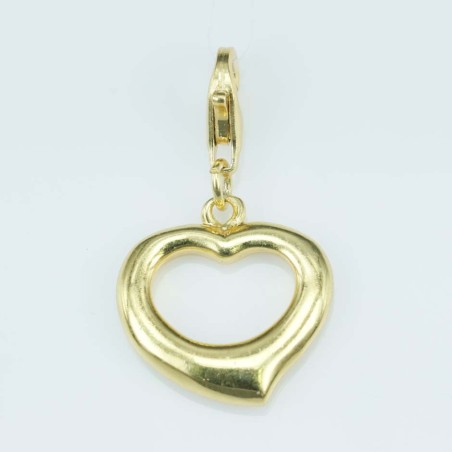 Pendant 15mm. Gold Plain