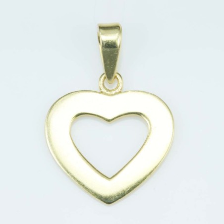 Pendant 20mm. Gold Plain