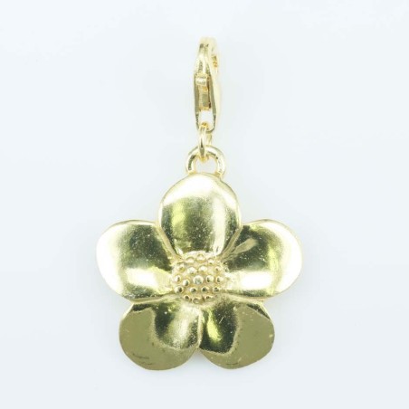 Pendant 10mm. Gold Plain