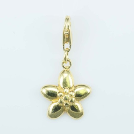 Pendant 13mm. Gold Plain