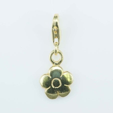 Pendant 10mm. Gold Plain