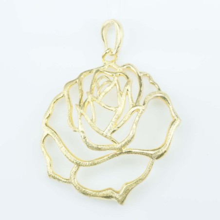 Pendant 32mm. Gold Plain