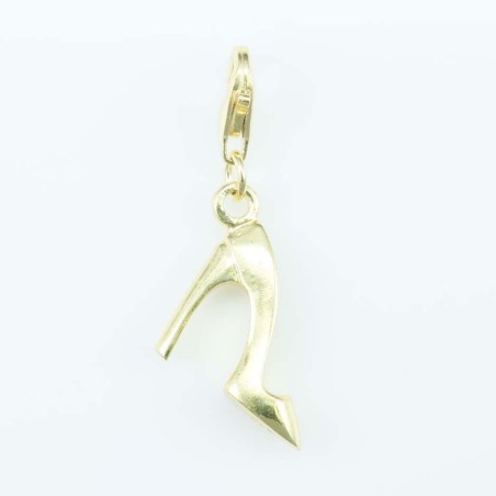 Pendant 12mm. Gold Plain