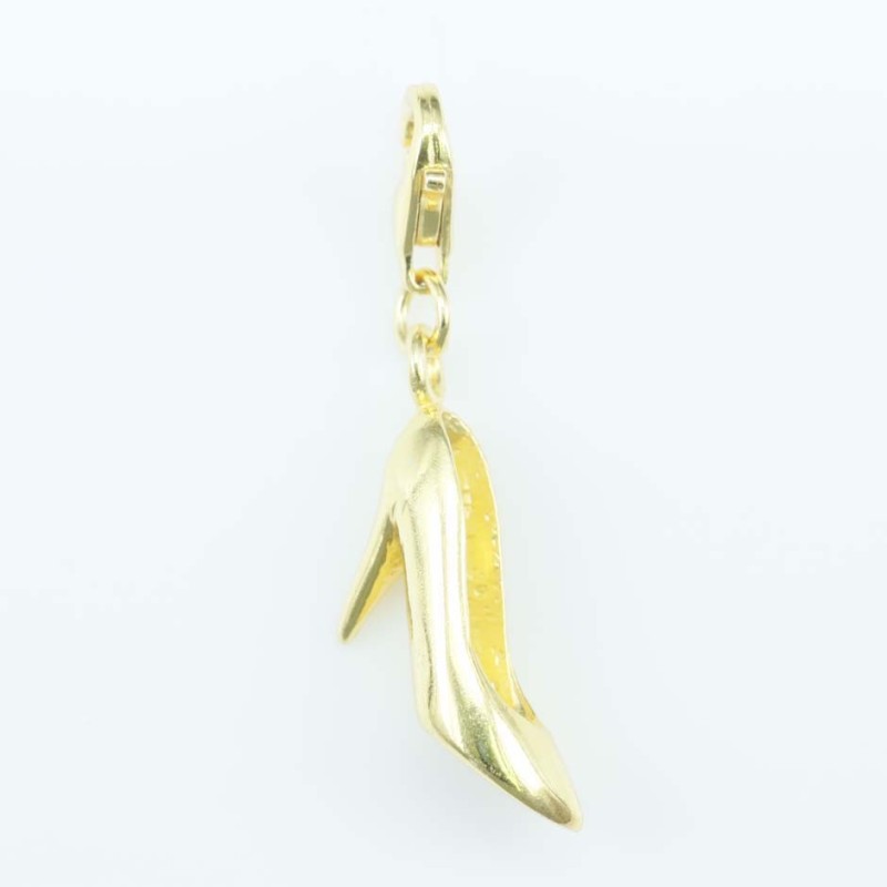 Pendant 11mm. Gold Plain