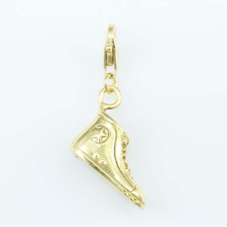 Pendant 10mm. Gold Plain