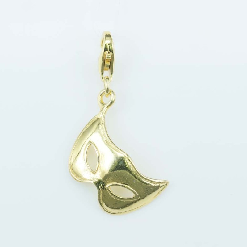 Pendant 13mm. Gold Plain