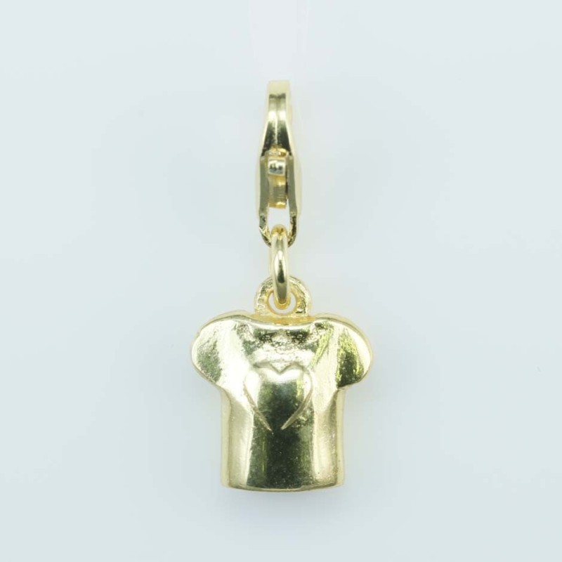 Pendant 10mm. Gold Plain