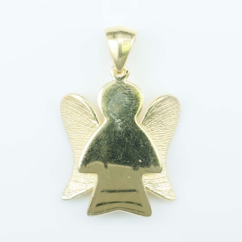 Pendant 23mm. Gold Plain