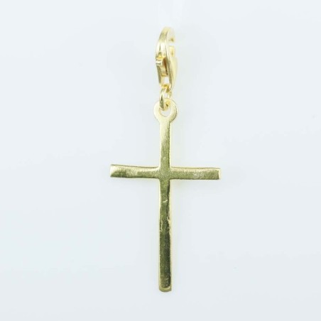 Pendant 17mm. Gold Plain